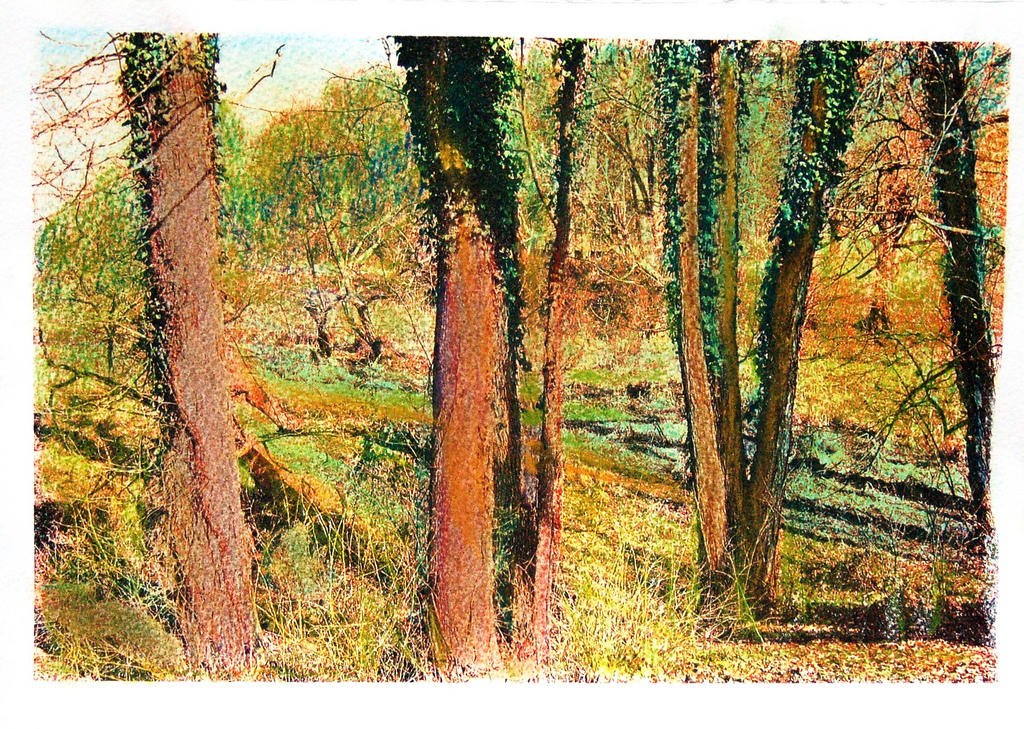 The colour pigment in pastels is usually quite strong.