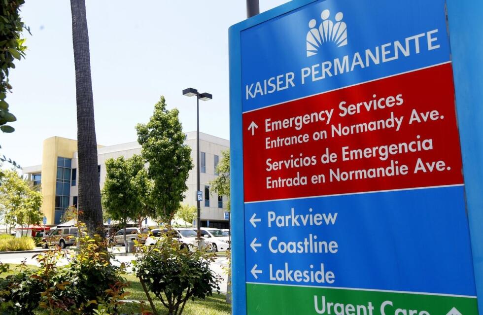Kaiser Permanente Medical Center sign