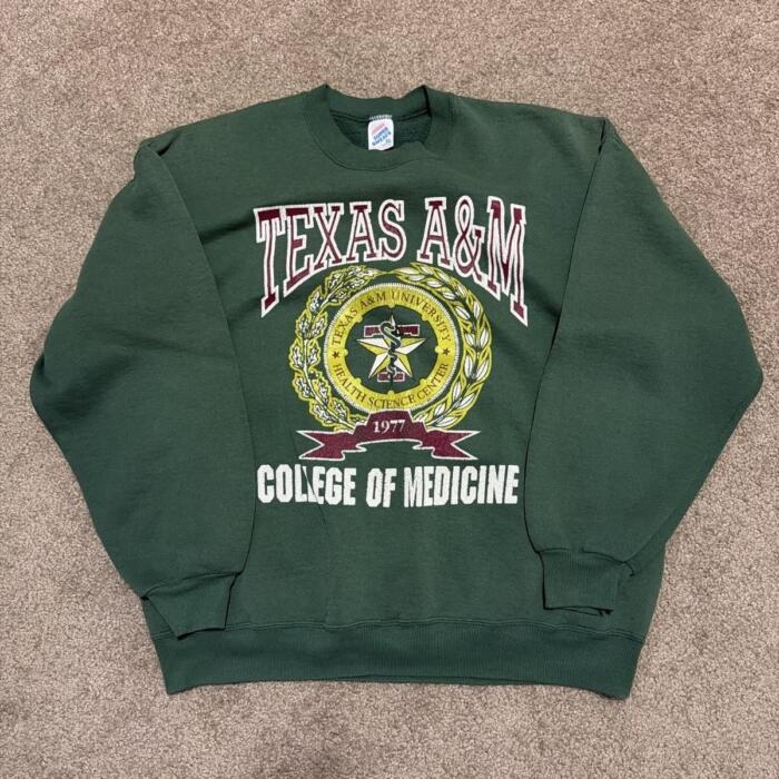 texas a&m college of medicine green sweatshirt